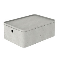 Säilytyslaatikko Beton M kannella