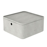 Säilytyslaatikko Beton L  kannella