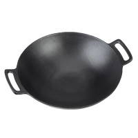 Wokpannu 44x37x12 cm emaloitu valurauta