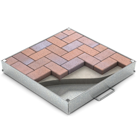Xpave lattialuukku C250kN, alumiini, eri kokoja