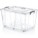 Kannellinen laatikko Multibox 80L pyörillä